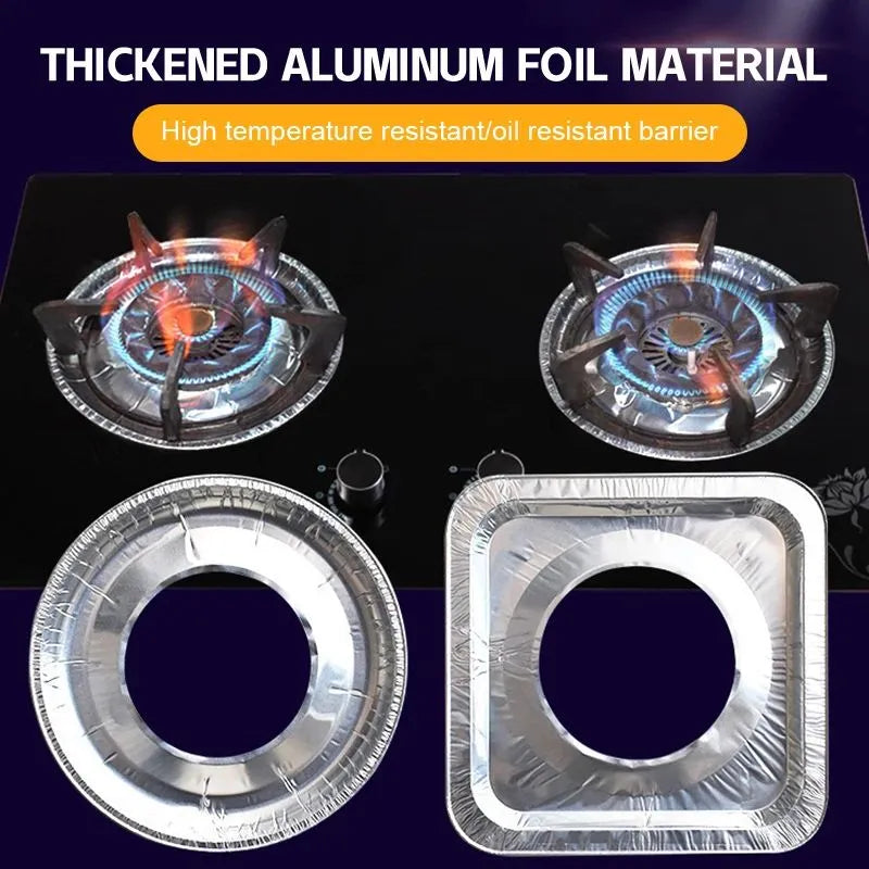 Aluminum Foil Gas Stove Burner Liners-Each