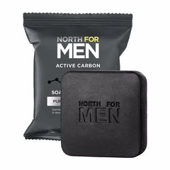 oriflame men active carbon whitening soap bar - 100g