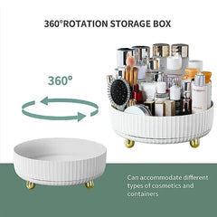 360-Rotating Makeup Organizer Tray
