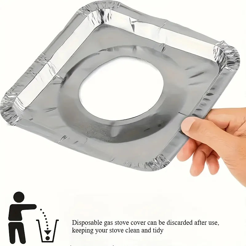 Aluminum Foil Gas Stove Burner Liners-Each