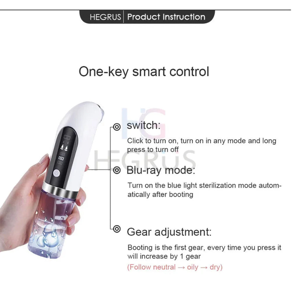 Hydra Facial Black Head Remover Pore Vacuum Micro Bubble Pore Cleansing Machine