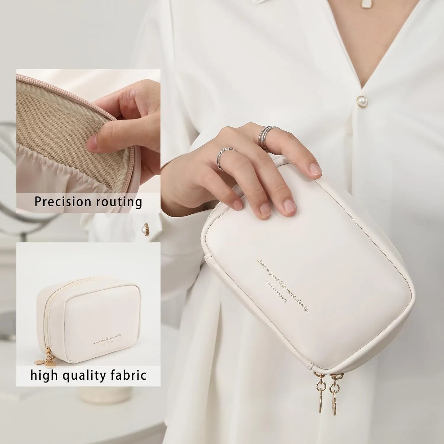 Lehuo Travel Small Cosmetic Pouch-Each