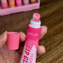 HUDAMOJI Heart Top Moisturizing Lip Gloss Tube