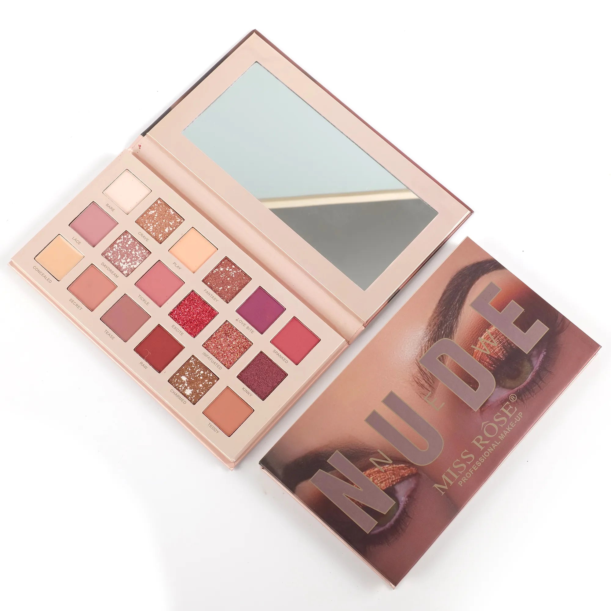 Miss Rose Nude Eyeshadow Palette - 18 Colors