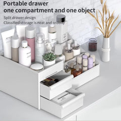 Multi-Functional Makeup Organizer with Storage Drawers