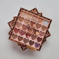 Any Lady Love Every Shade Heart-Shaped Eyeshadow Palette - 25 Colors