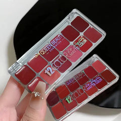 Queen Beauty 12 Color Lipstick Palette