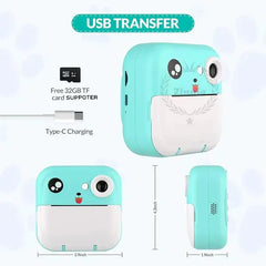 Mini Pocket Instant Camera Printer