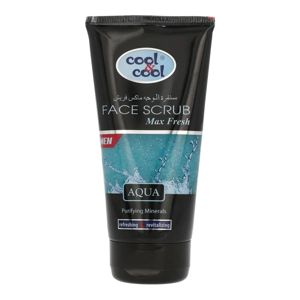 Cool & Cool Aqua Max Fresh Face Scrub for Men