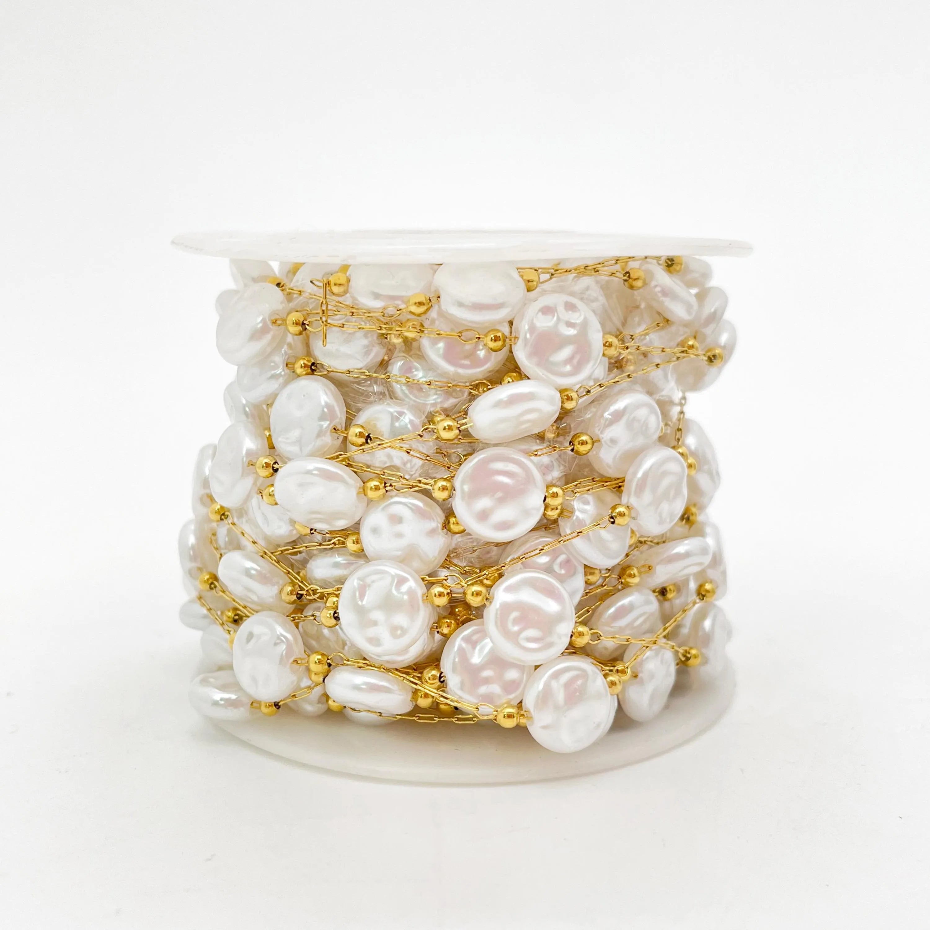 Baroque ABS pearl Chain Permanent Bracelet