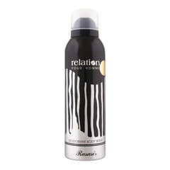 Rasasi Relation Homme Deodorant Spray, For Men - 200ml