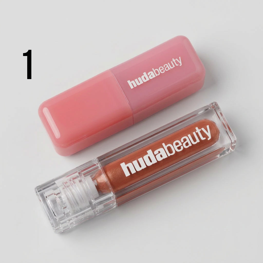 HUDA BEAUTY Berries and Cream Cheek & Lip Duo