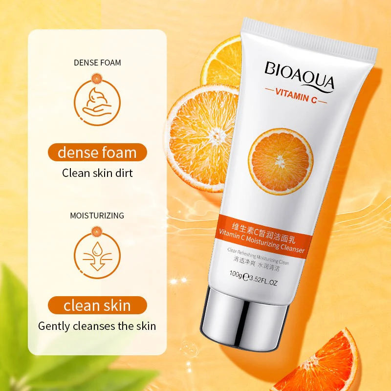 Bioaqua Vitamin C Clear Refershing Moisturizing Cleanser - 100g