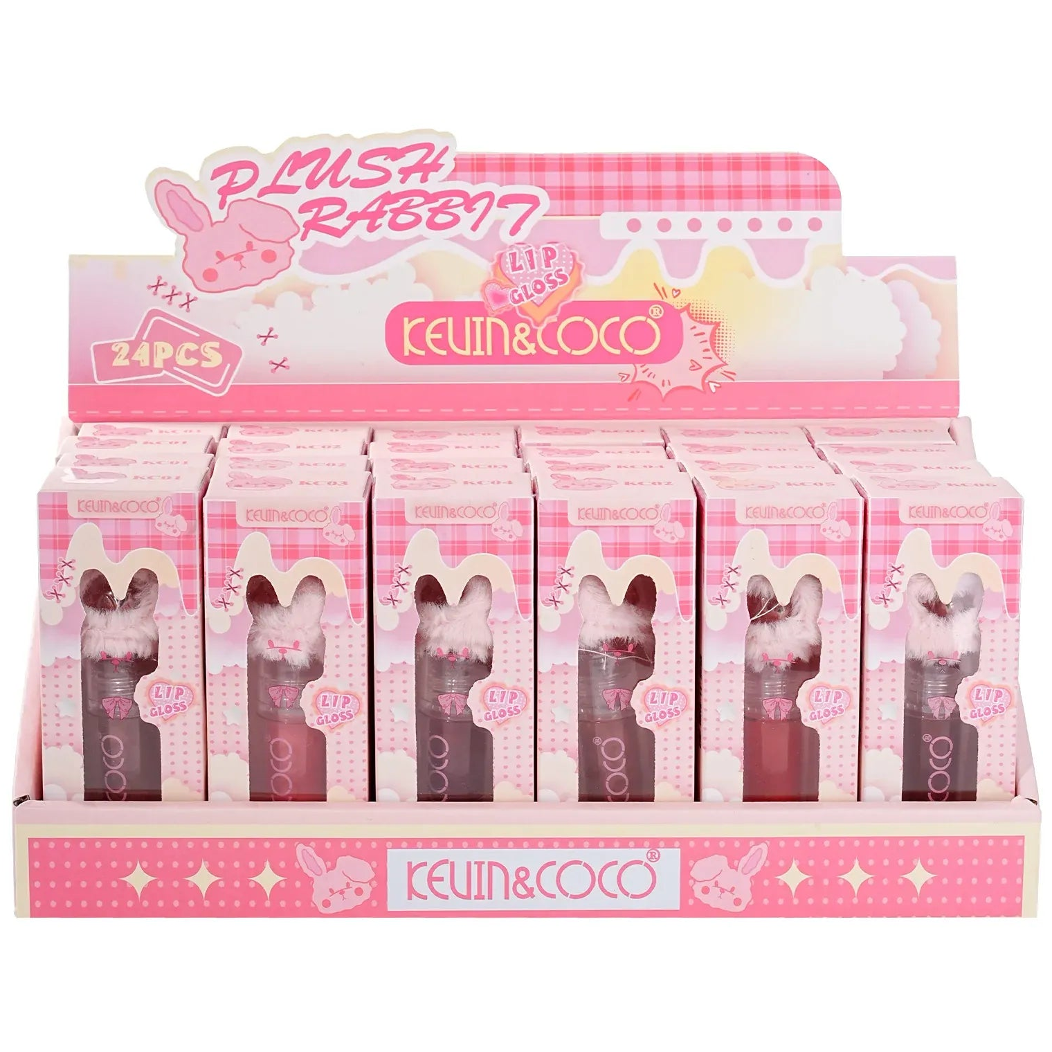 Kevin & Coco Plush Rabbit Lip Gloss