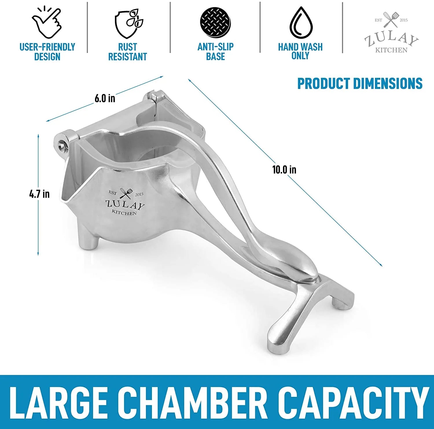 Stainless Steel Manual Hand Press Juicer