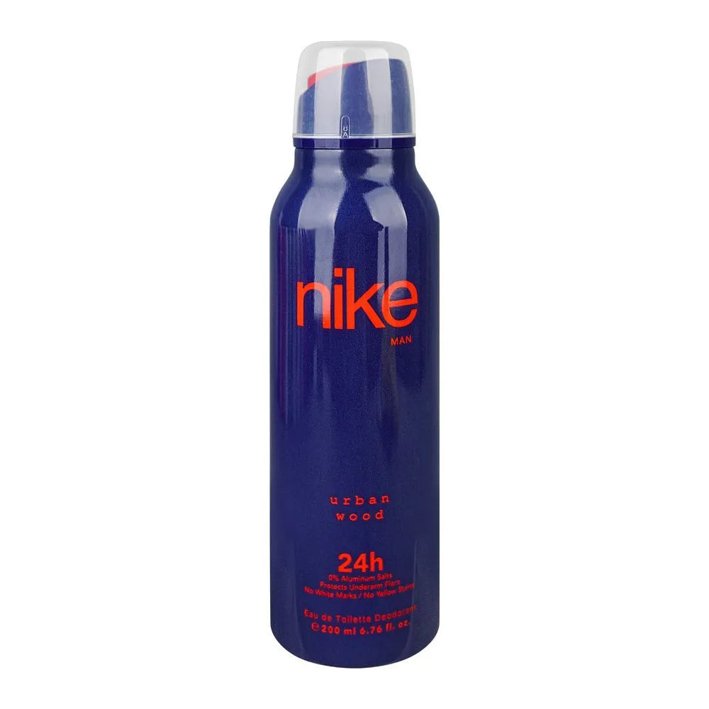 Nike Urban Wood Deodorant Spray, Eau de Toilette, 24 Hours Lasting, For Men's - 200ml