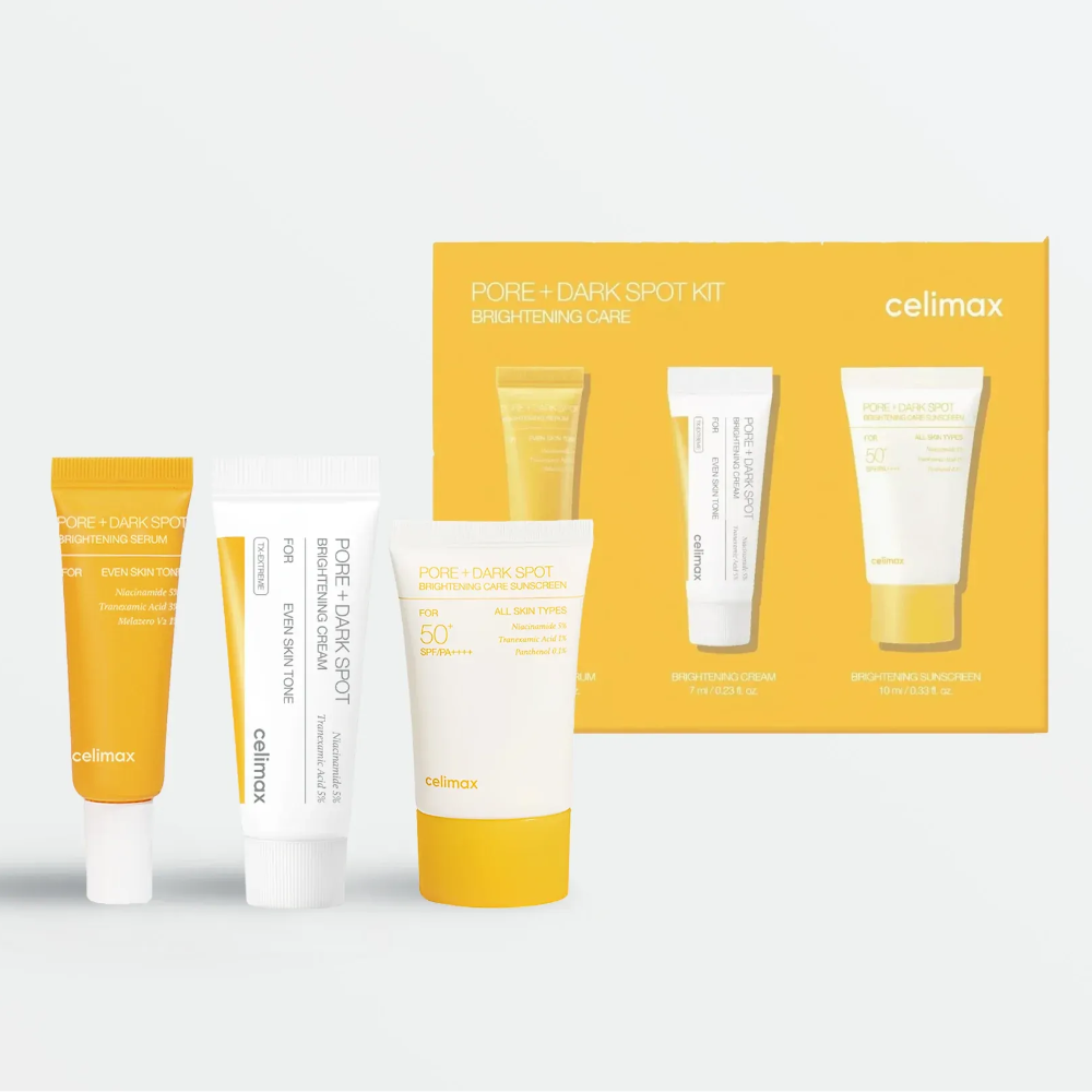 Celimax Pore + Dark Spot Brightening Care Kit - 3 Piece Set