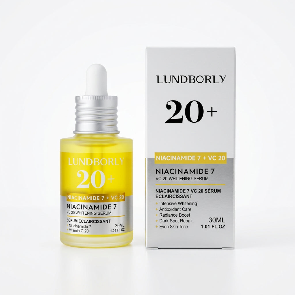 Lundborly Niacinamide 7 + VC 20 Whitening Serum - 30ml