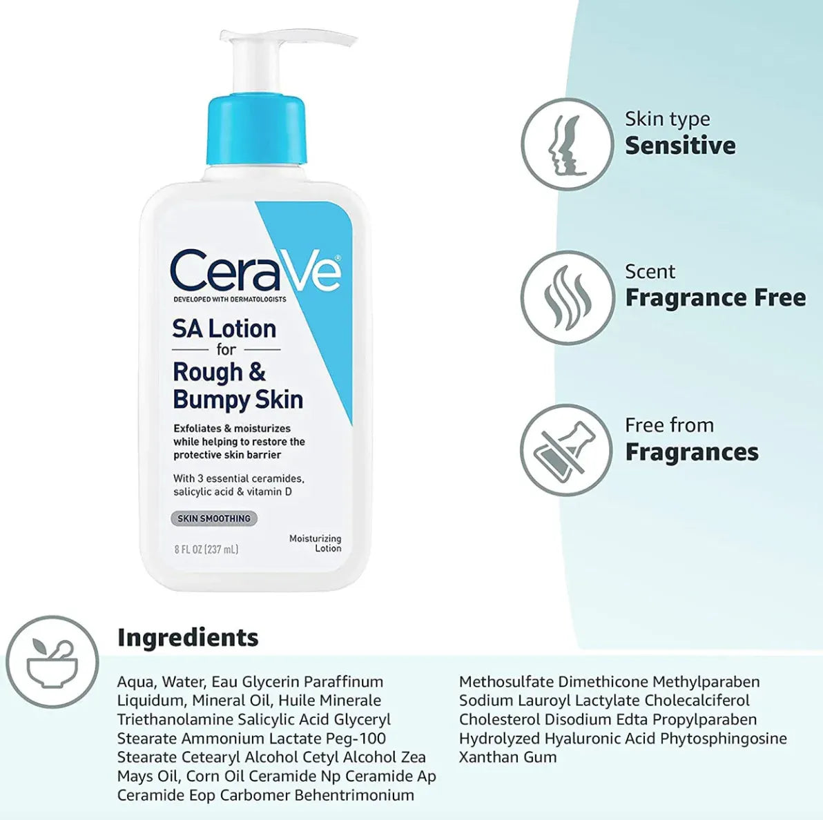 CeraVe SA Lotion –  237ml – 100% Original