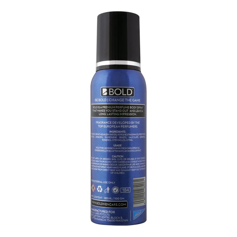 Bold Electric Perfumed Body Spray - 120ml