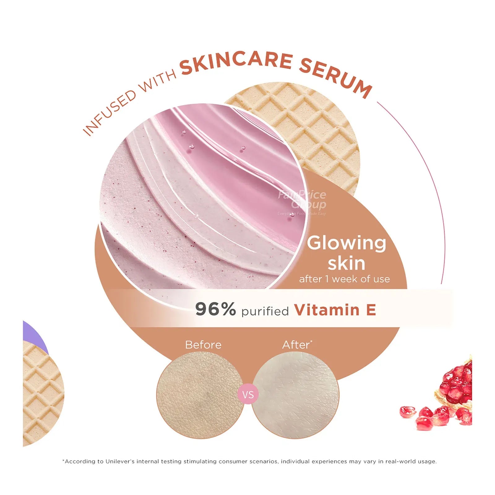 Dove Sakura Body Scrub - 280g