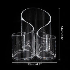 Cosmetic Organizer – Transparent Acrylic Makeup Brush Case