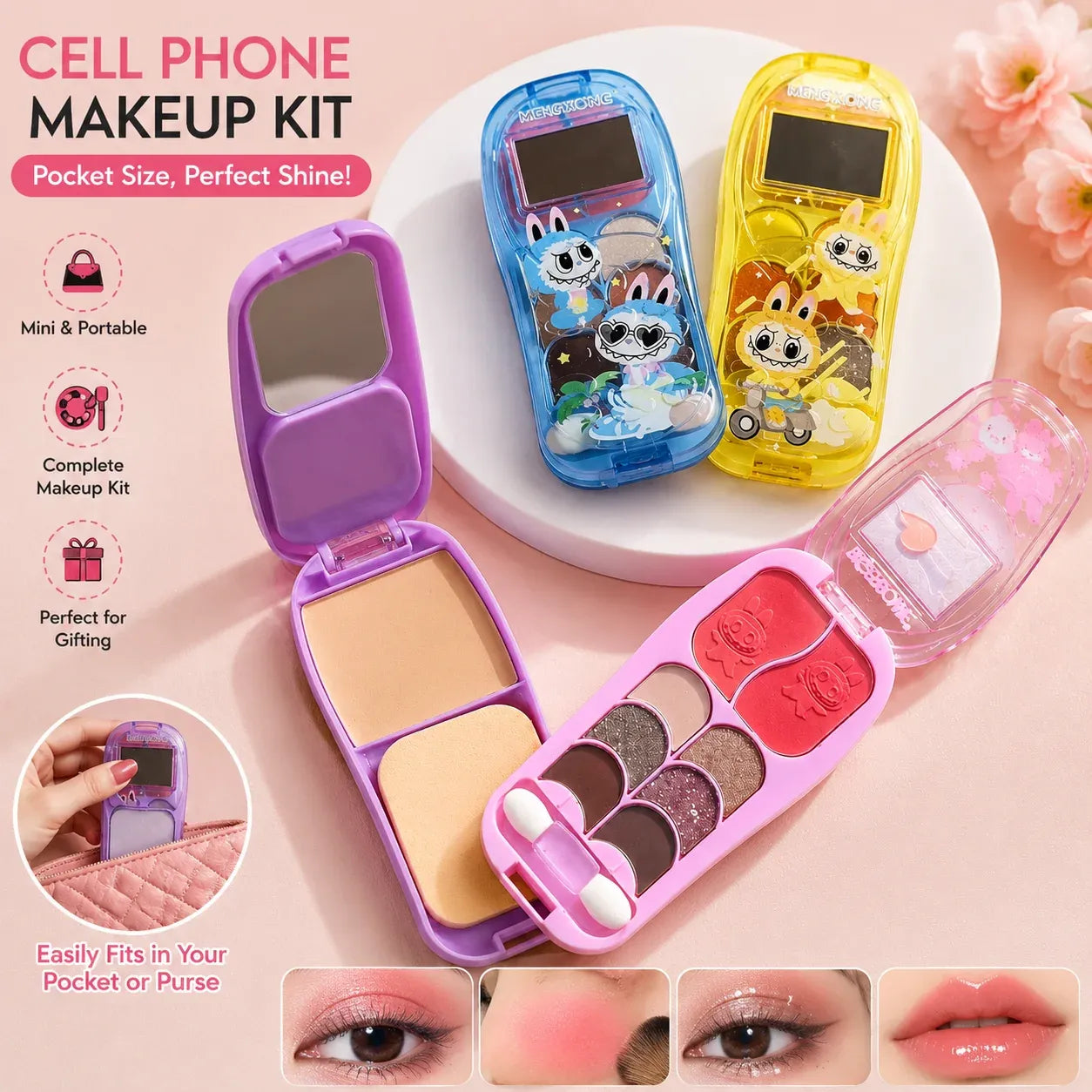 Mengxiong Pocket Cell Phone Makeup Palette