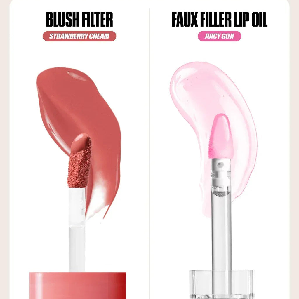 HUDA BEAUTY Berries and Cream Cheek & Lip Duo