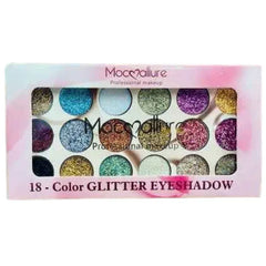 Mocallure Glitter Eyeshadow Palette -  18 Colors