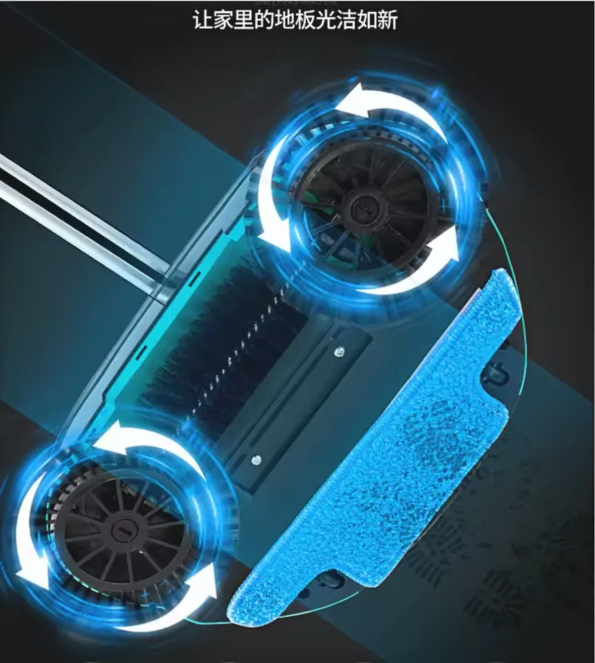 4-in-1 Hand Push Magic Broom Sweeper and Mop