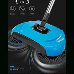 4-in-1 Hand Push Magic Broom Sweeper and Mop
