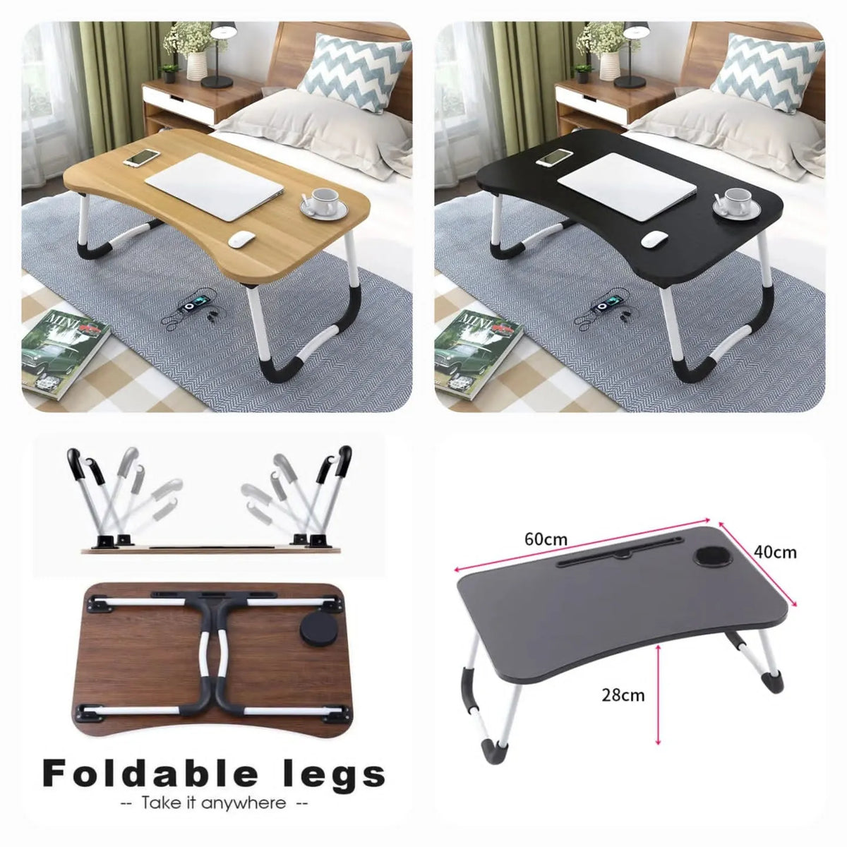 Wood Land Wooden Gaming Laptop Table