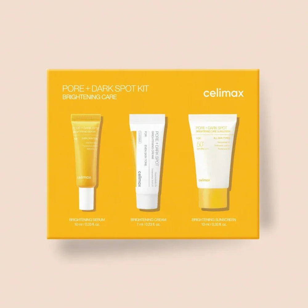 Celimax Pore + Dark Spot Brightening Care Kit - 3 Piece Set