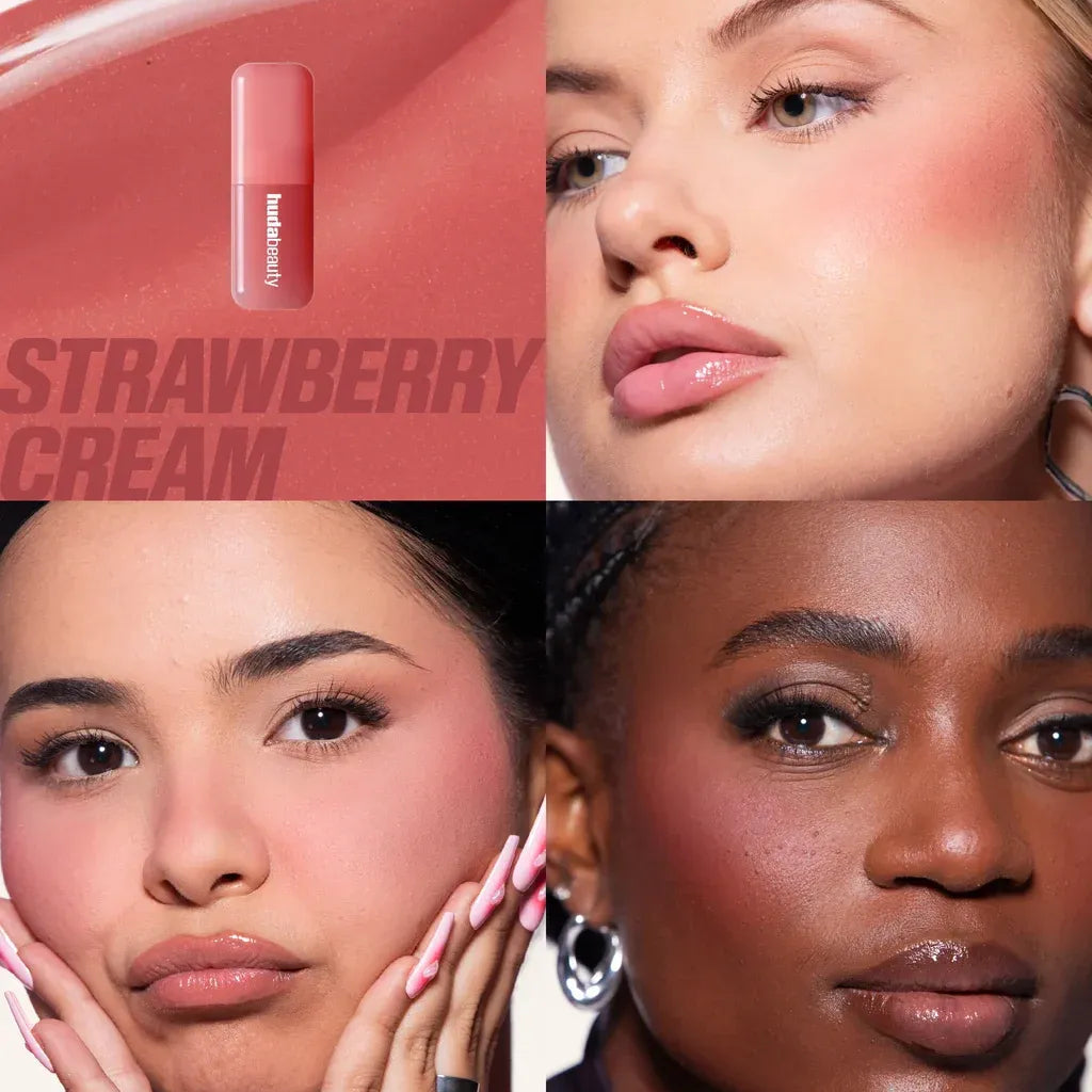 HUDA BEAUTY Berries and Cream Cheek & Lip Duo