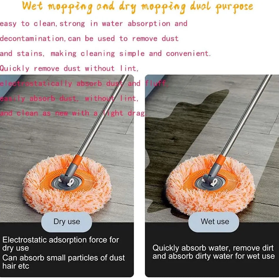 360° Rotatable Adjustable Cleaning Mop