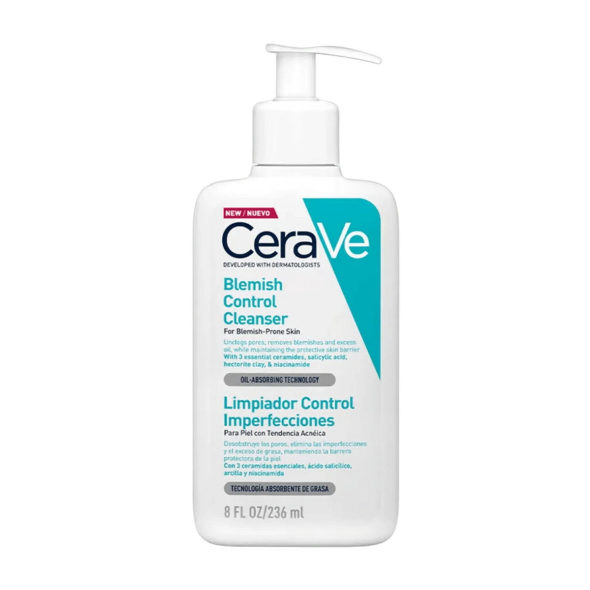 CeraVe Blemish Control Cleanser – 236ml – 100% Original