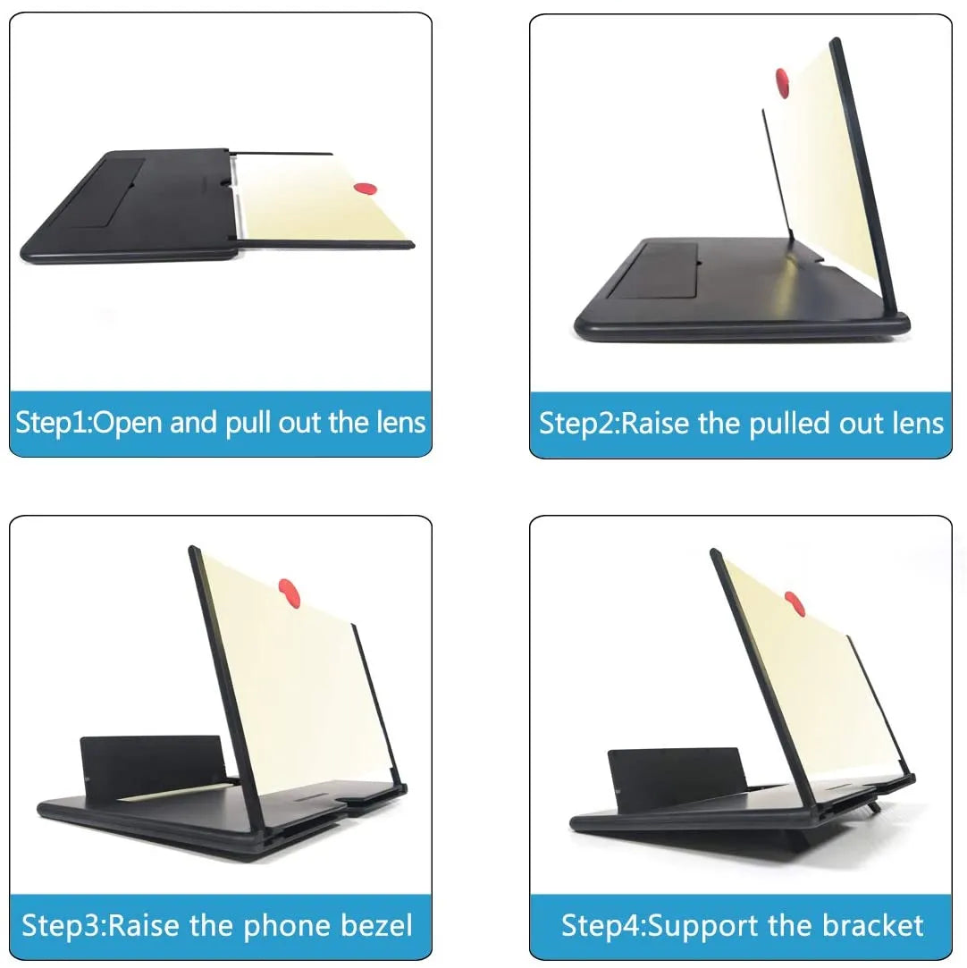 HD Mobile Phone Magnifier Projector Screen