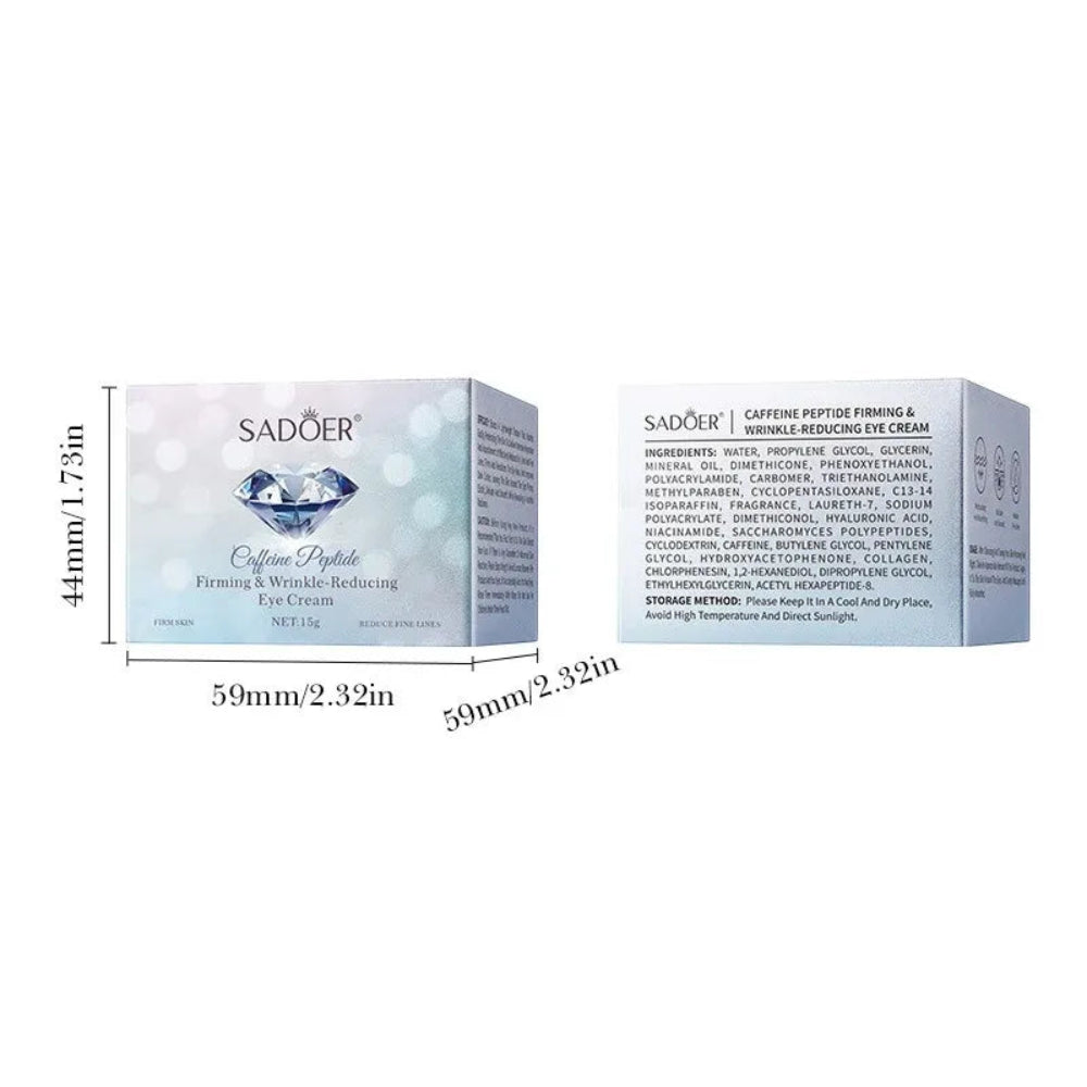 Sadoer Caffeine Peptide Eye Cream - 15g