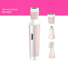Kemei KM-3024 4-in-1 Hair Remover Or Rechargeable