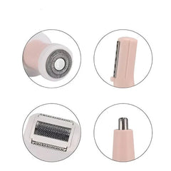 Kemei KM-3024 4-in-1 Hair Remover Or Rechargeable