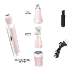 Kemei KM-3024 4-in-1 Hair Remover Or Rechargeable