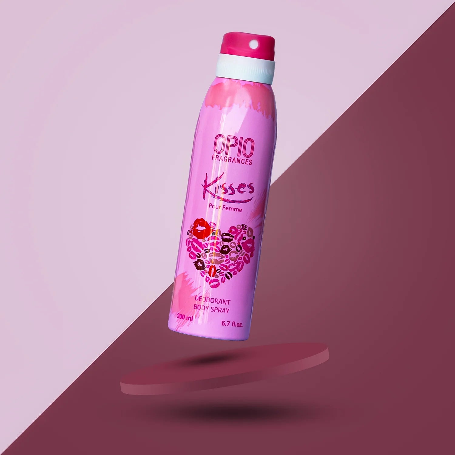 Opio Kisses Deodorant Body Spray for Women (200ml)