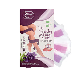 Sweet Face Lavender Body Wax Strip - 20 Strips