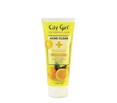 City Girl Acne Clear Face Wash Lemon Extract - 100ml