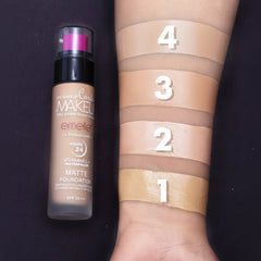 Emelie Fix Makeup Control 24H Matte Waterproof Foundation - 35ml