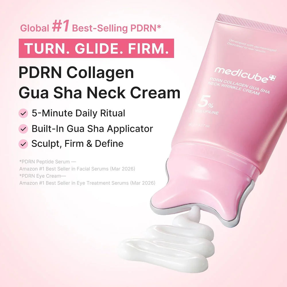 Medicube PDRN Collagen Gua Sha Neck Wrinkle Cream - 90g