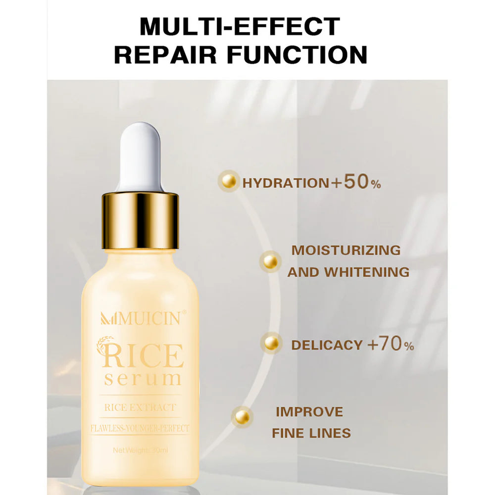 MUICIN Rice Serum For Fairer & Flawless Skin - 30ml