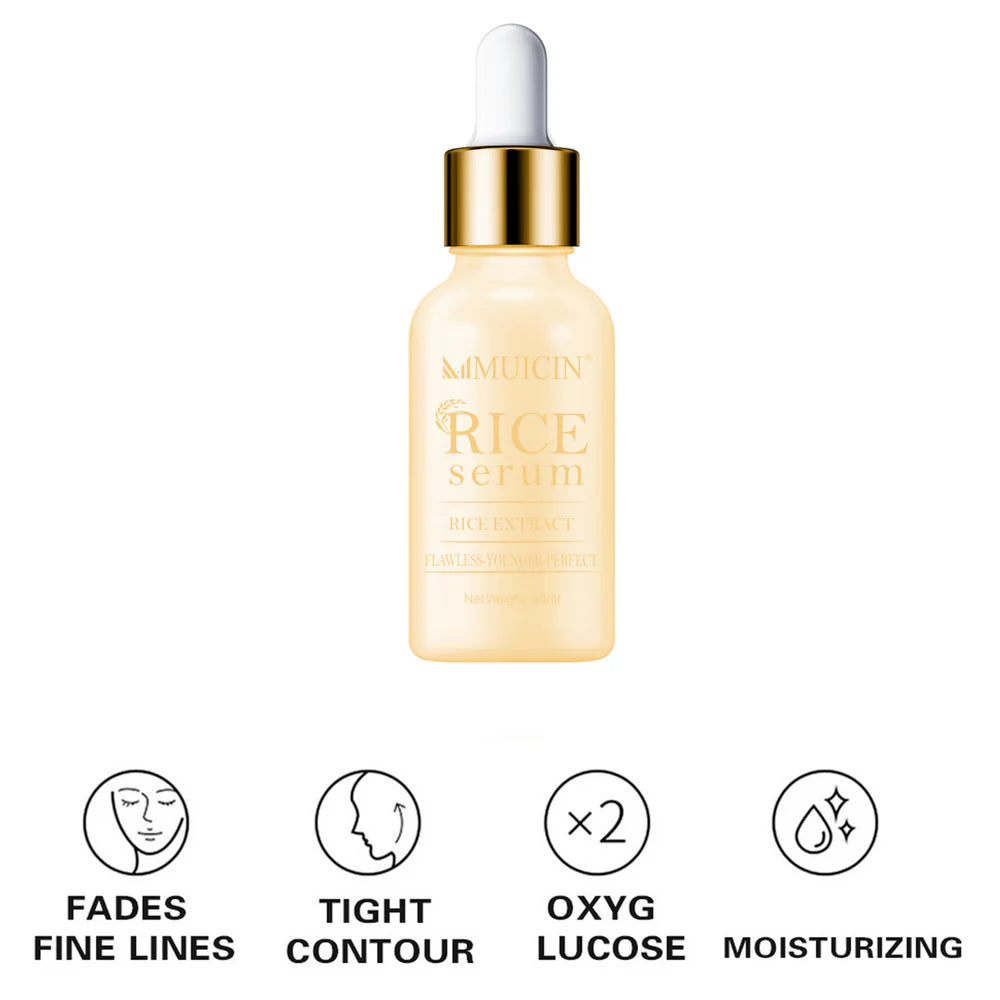 MUICIN Rice Serum For Fairer & Flawless Skin - 30ml