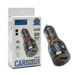 Nexus RCC-002 48W Dual Port Fast Car Charger - Each