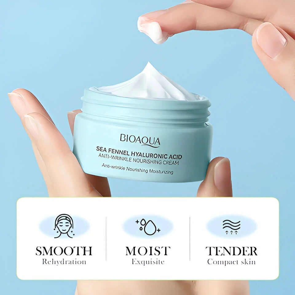 Bioaqua Anti-Wrinkle Hyaluronic Acid Face Moisturizing Cream - 30ml